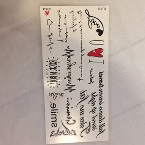 TEMPORARY TATTOO SET!